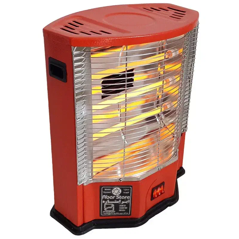 بخاری برقی فن دار ایستاده ۳ المنت شیشهای 1800وات|بخاری، هیتر، شومینه|رشت, کوی طالقانی|دیوار