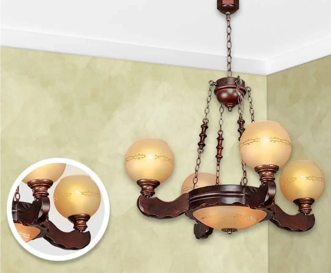 لوستر|لوستر و چراغ آویز|شاهین‌شهر, خانه کارگر|دیوار