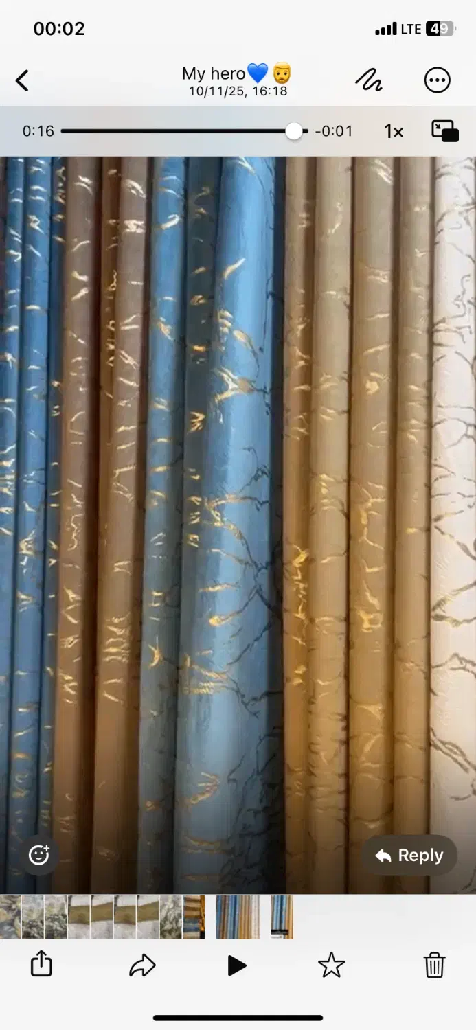 مخمل طلاکوب و پوست اسبی و پتینه|پرده، رانر، رومیزی|تهران, مولوی|دیوار