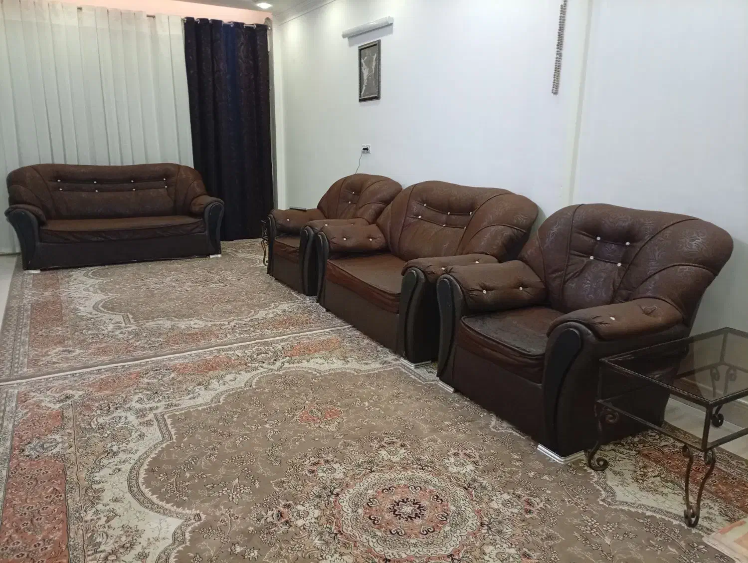 مبل راحتی درحد نو قیمت هفت میلیون پنصد|مبلمان خانگی و میز عسلی|قوچان, |دیوار