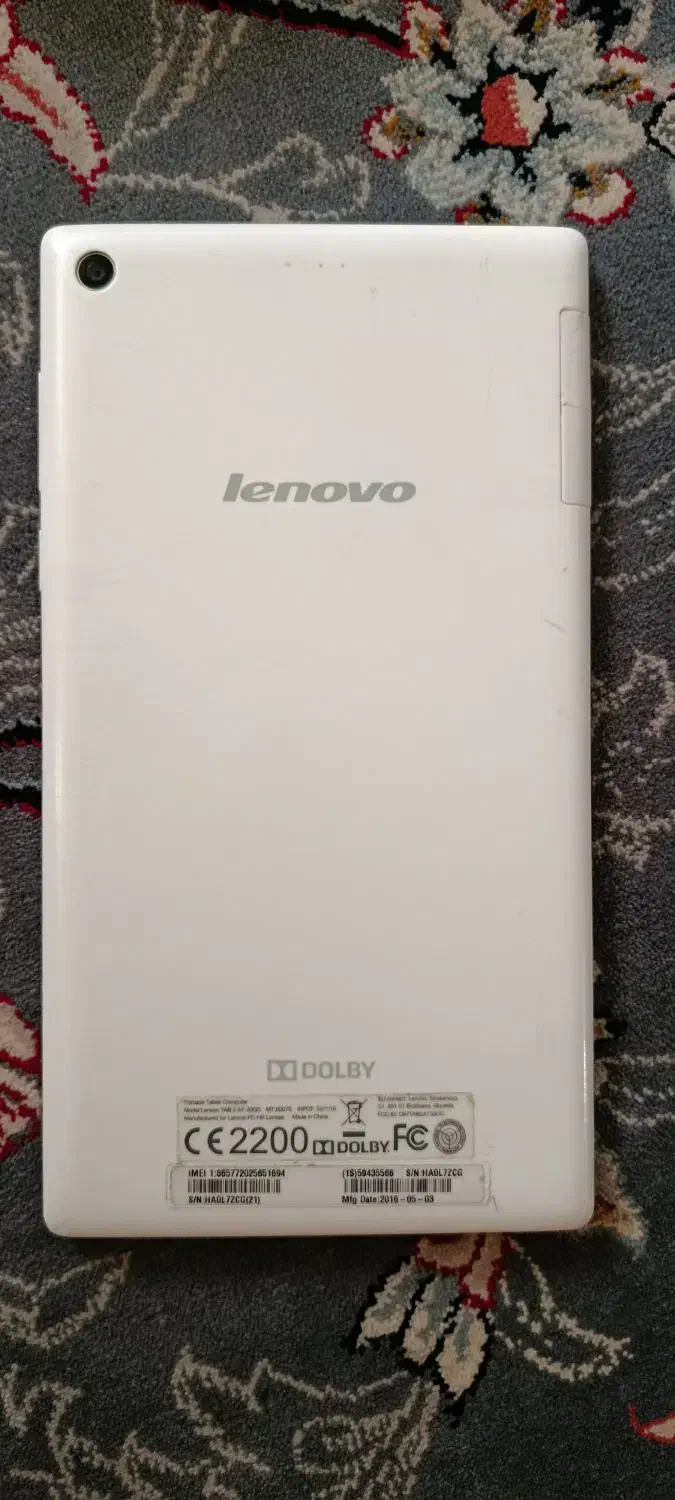 تبلت لنوو|تبلت|اصفهان, ارزنان|دیوار