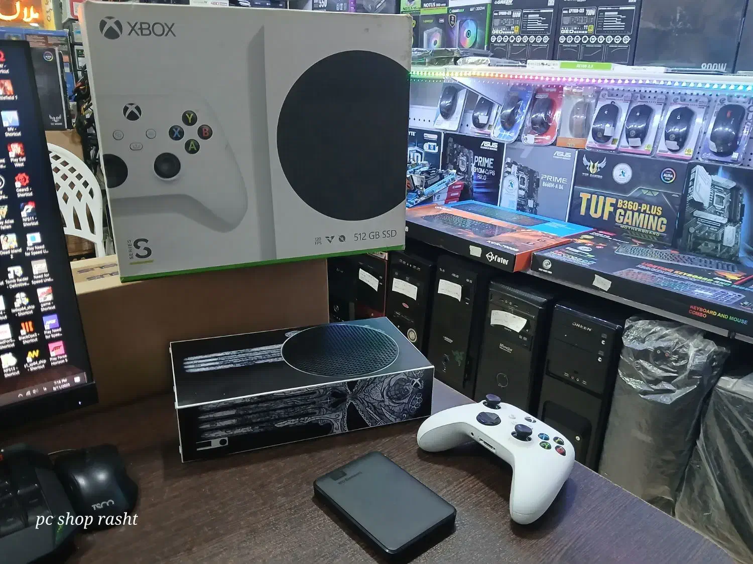 سریز اس ۱ترابایت +ssd500g فول گیم xbox|کنسول، بازی ویدئویی و آنلاین|رشت, باهنر|دیوار