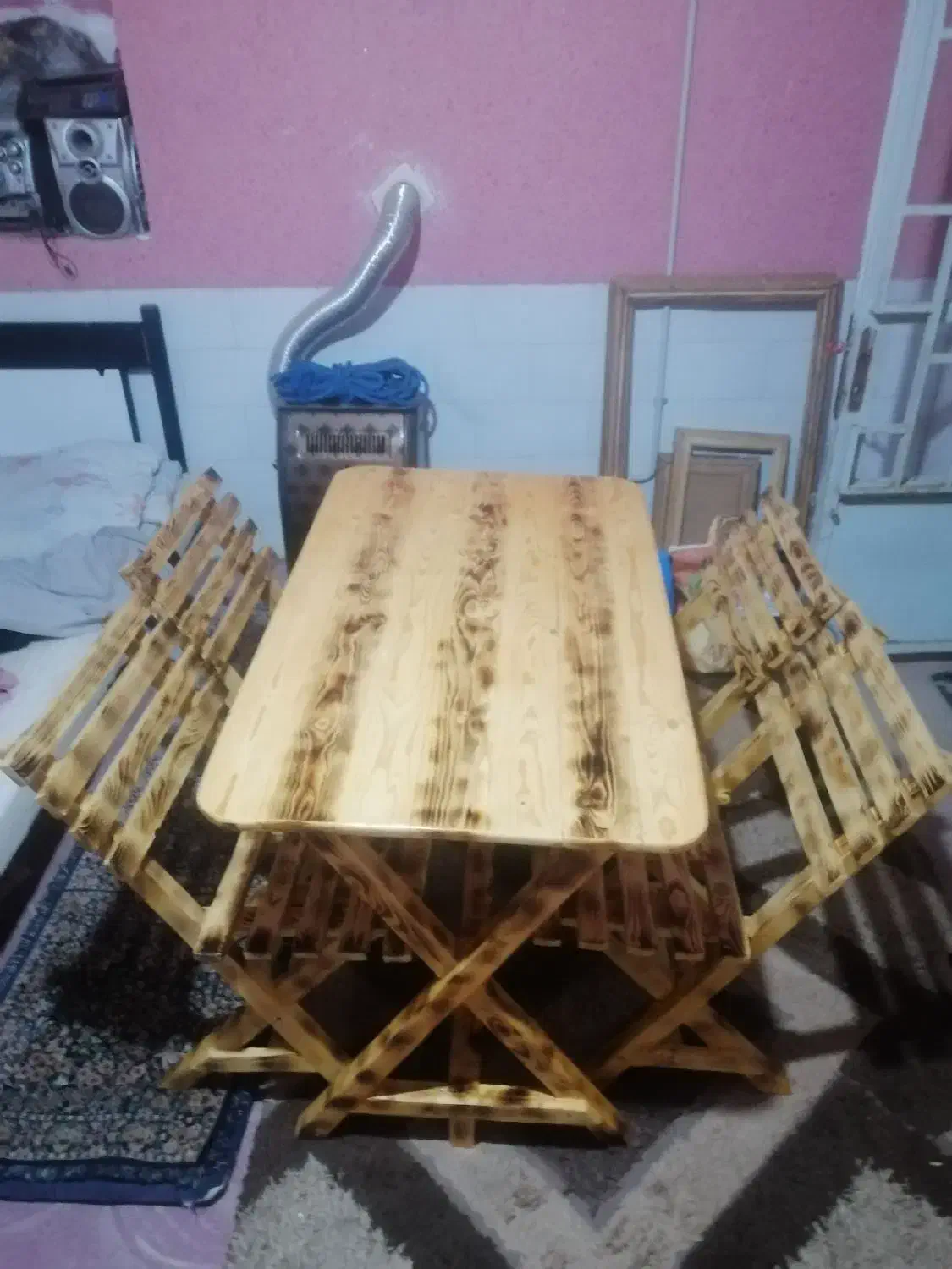 چوب سوپرروسی|میز و صندلی غذاخوری|کرمان, |دیوار