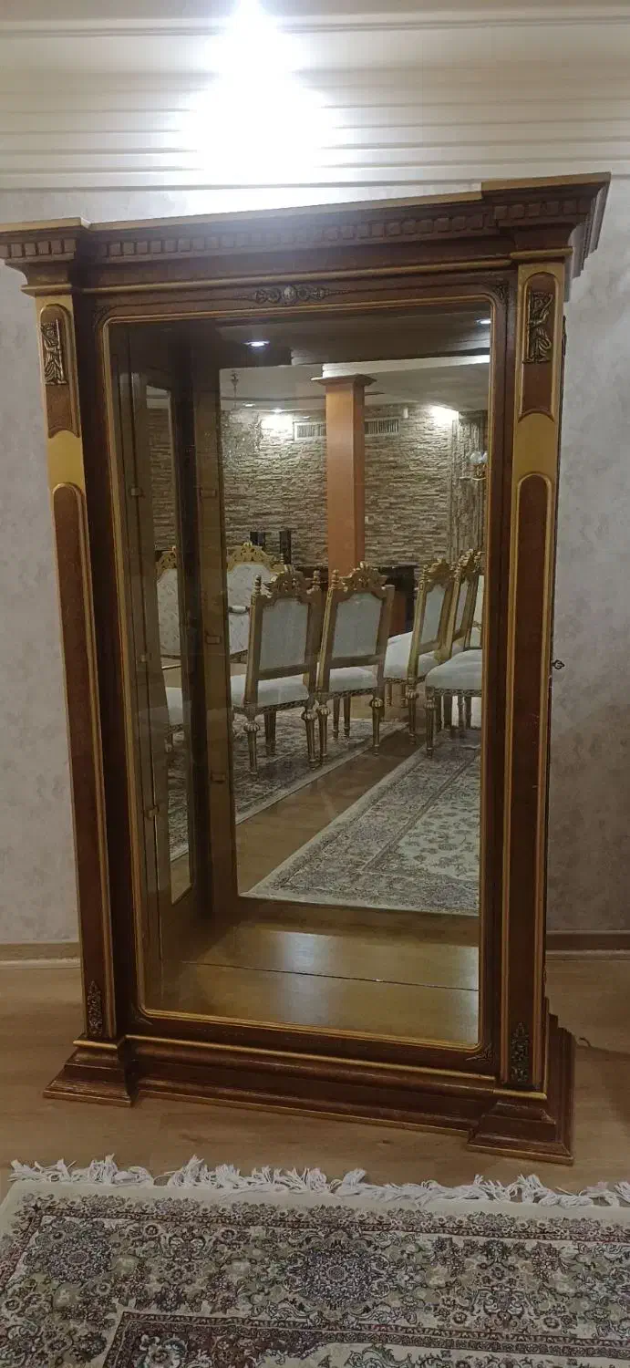 بوفه چوبی|بوفه، ویترین، کنسول|یزد, |دیوار