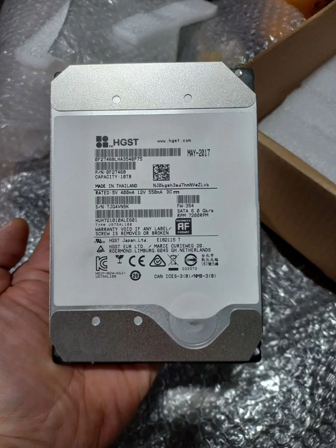 هارد ۱۰ ترا HGST هلیوم دار|قطعات و لوازم جانبی رایانه|تهران, شهرک مخابرات|دیوار