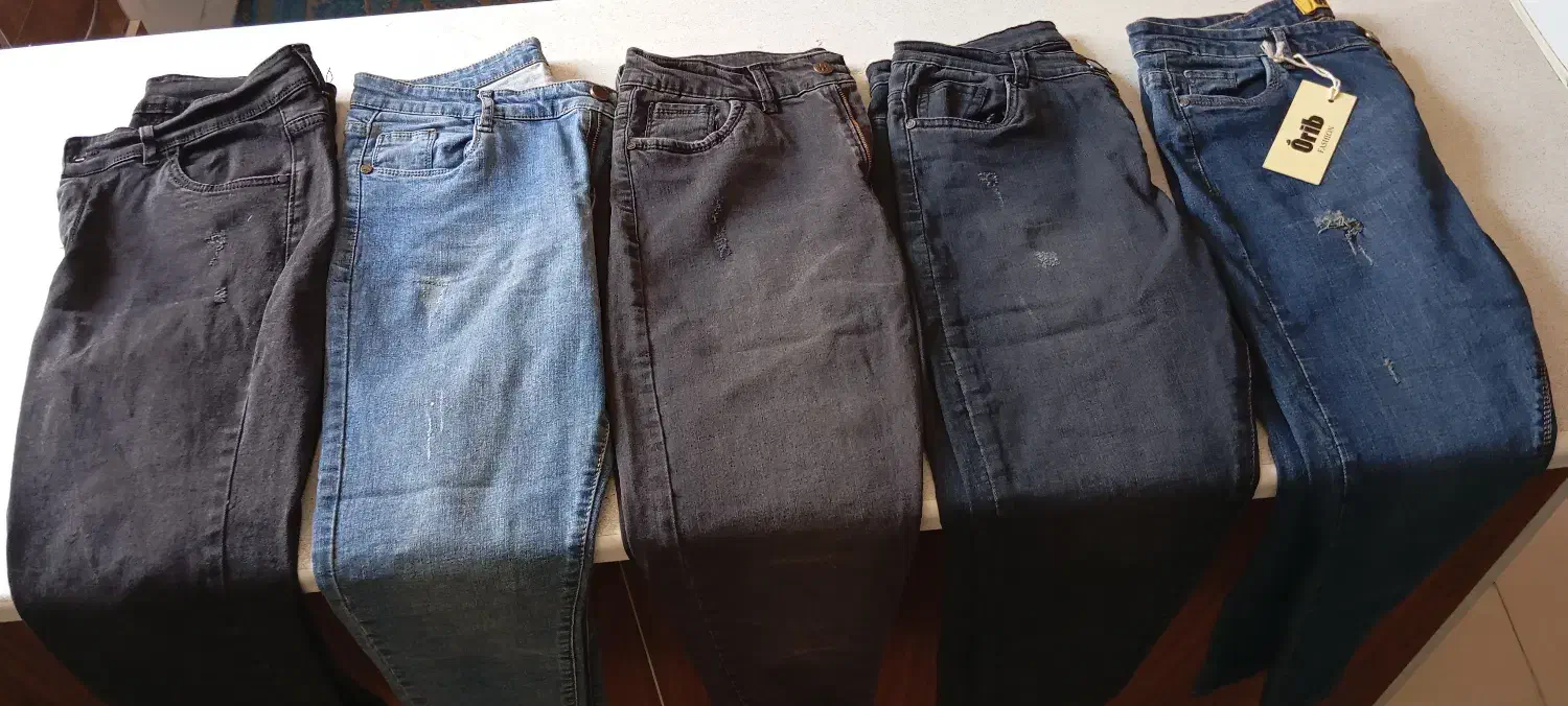 شلوار لی جنس ترک جذب|لباس|سمنان, |دیوار