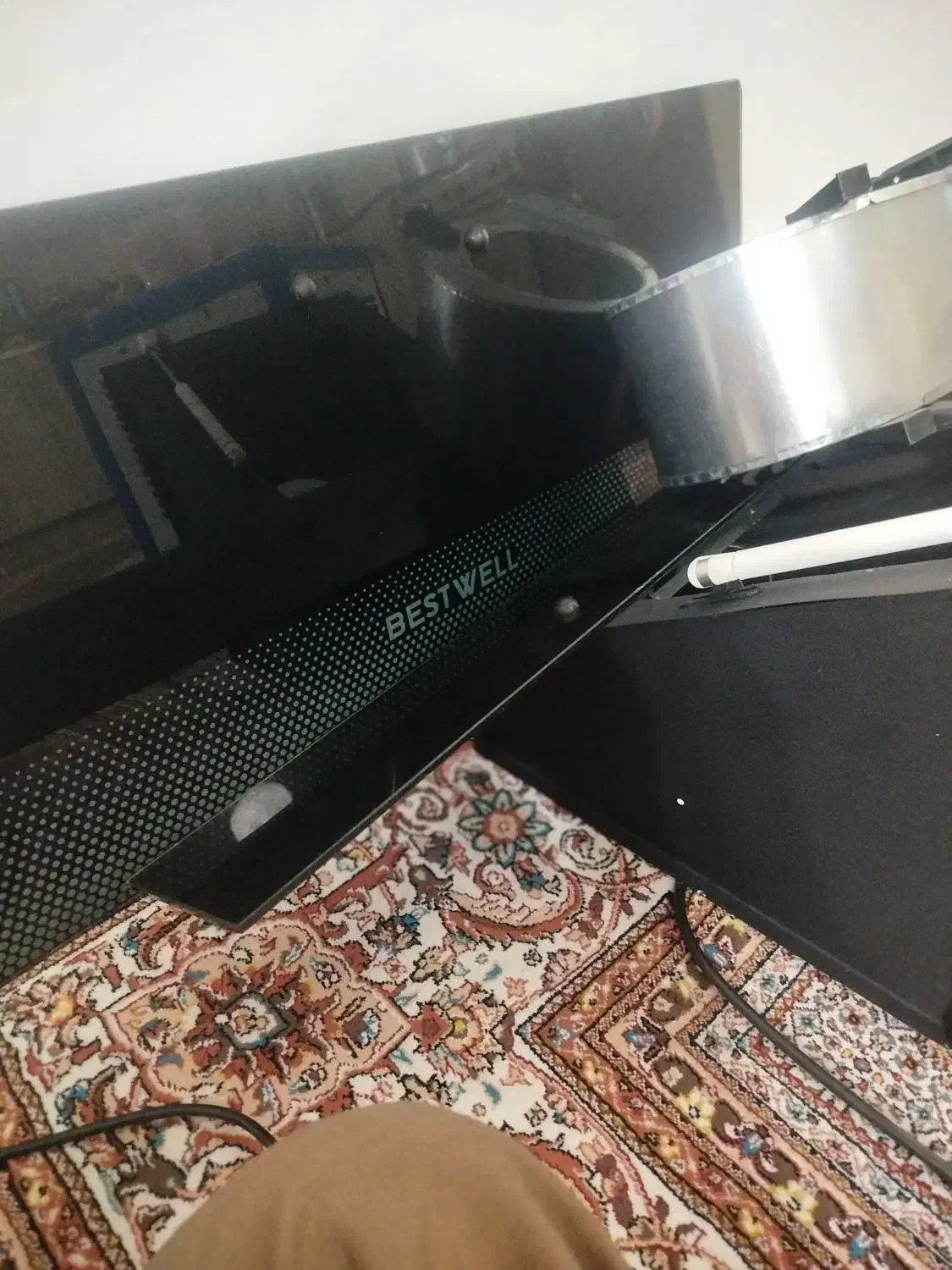 هود سالم نواسان برق خراب شد بدنش سالم سیم پیچی|هود|اردبیل, |دیوار