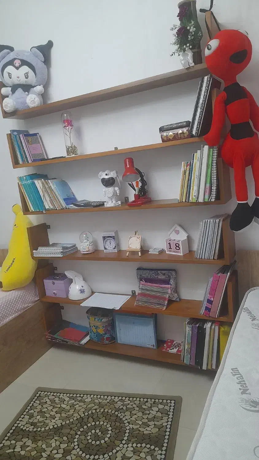 کتابخانه|کتابخانه، شلف، قفسه‌های دیواری|قزوین, |دیوار