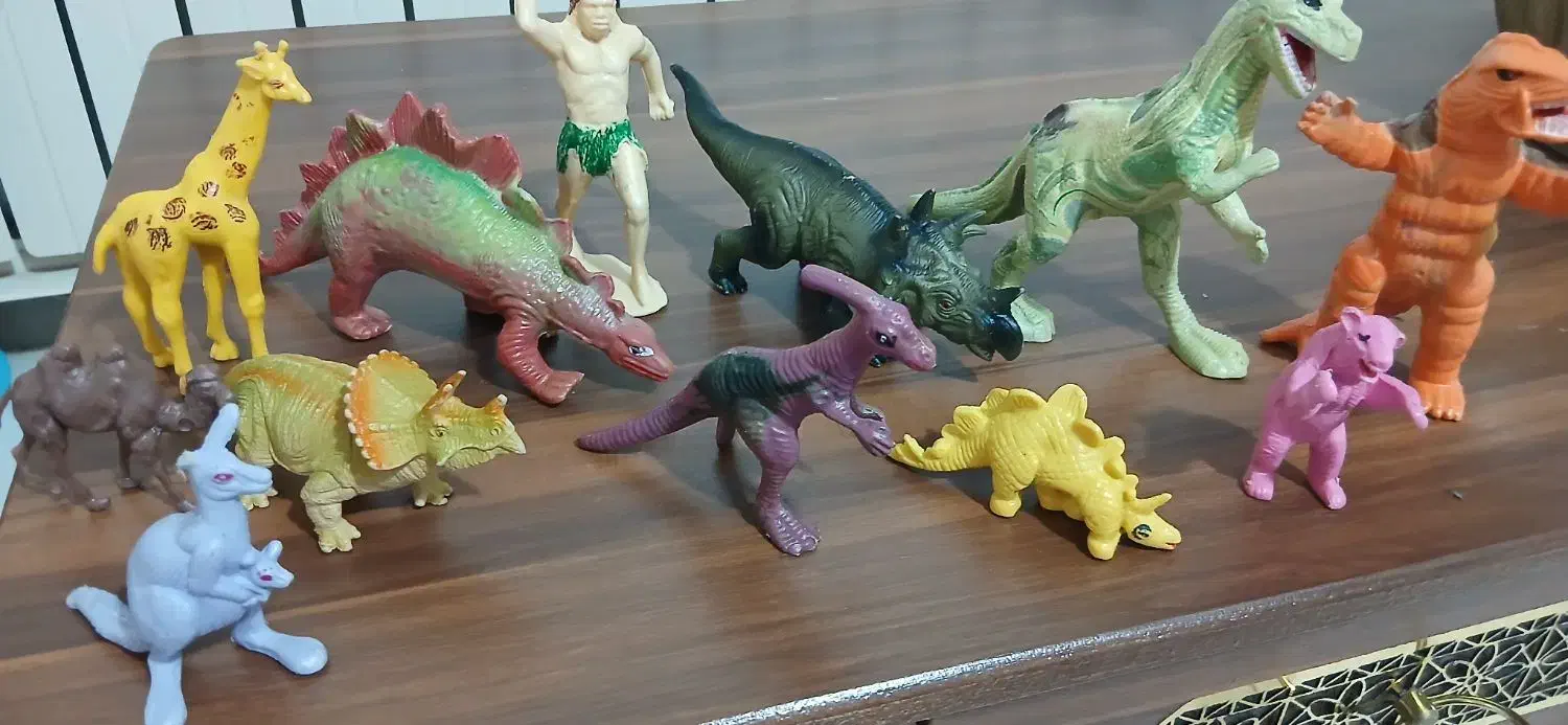فیگور دایناسورها در حد نو  ۳۵۰ هزار|اسباب‌‌بازی|تهران, پونک|دیوار
