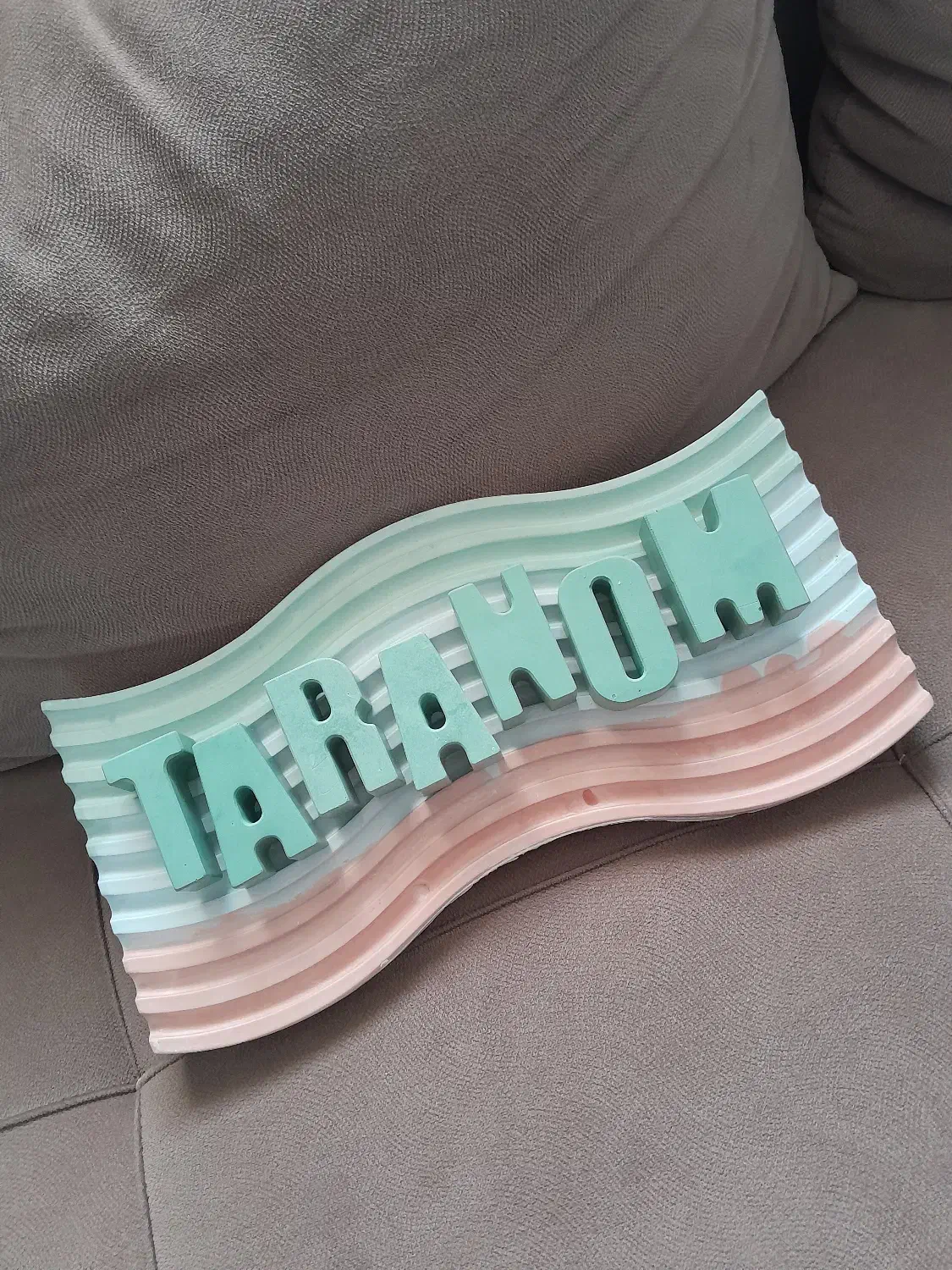 سفارش و ساخت استند اسم لاتین|مجسمه، تندیس، ماکت|بندر ترکمن, |دیوار