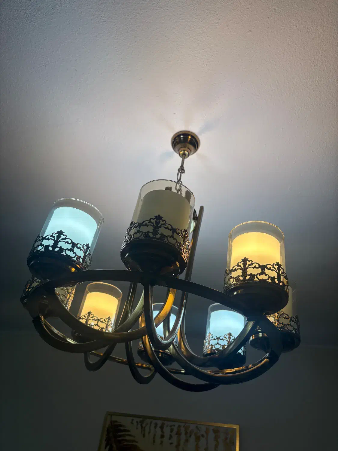 لوستر|لوستر و چراغ آویز|پرند, فاز ۰|دیوار