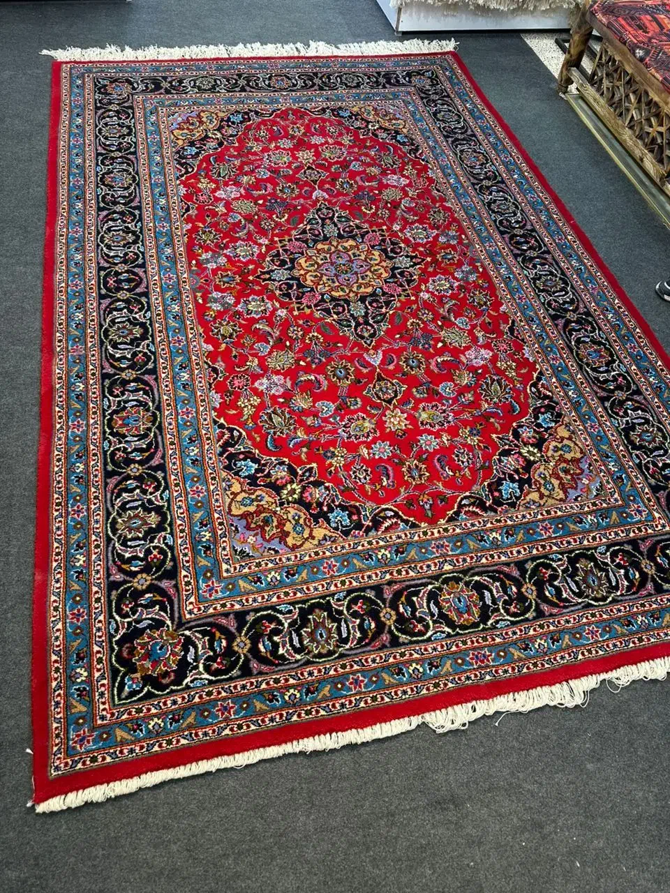 قالی تک ۶ متر دستباف کاشمر|فرش|کاشمر, |دیوار