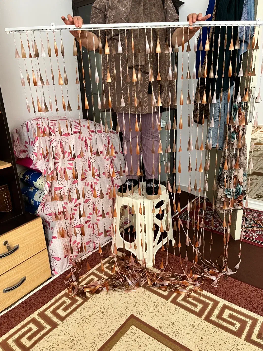 پرده تزئینی مناسب اپن و راه پله|پرده، رانر، رومیزی|خرمدره, |دیوار