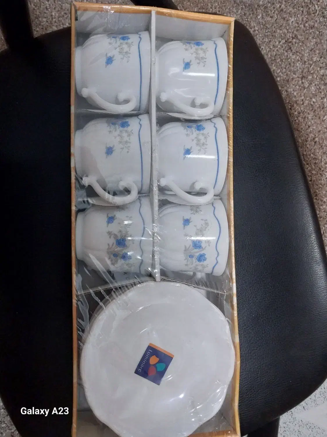 فنجان ونعلبکی ارکوپال فرانسه|ظروف سرو و پذیرایی|اسلام‌شهر, شهرک مهدیه|دیوار