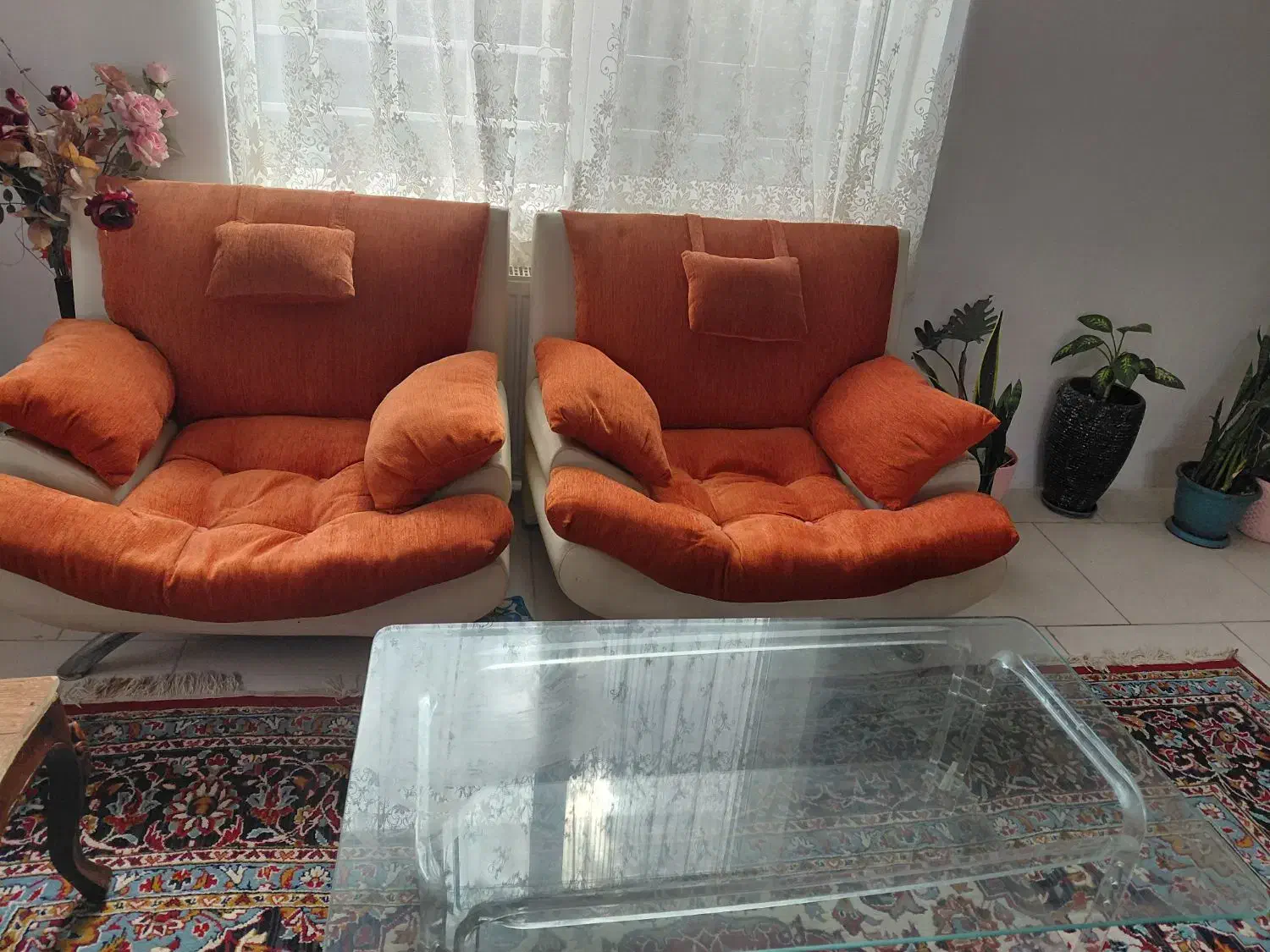 مبل چرم و‌پارچه ترکیه ای ۷ نفره|مبلمان خانگی و میز عسلی|آستانه اشرفیه, |دیوار