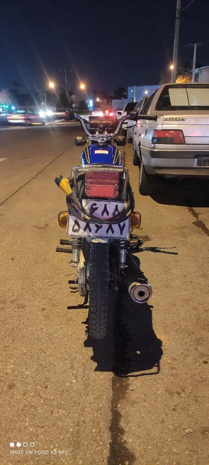 موتور 125مدل 89 بکر|موتورسیکلت|شیراز, مسلم|دیوار