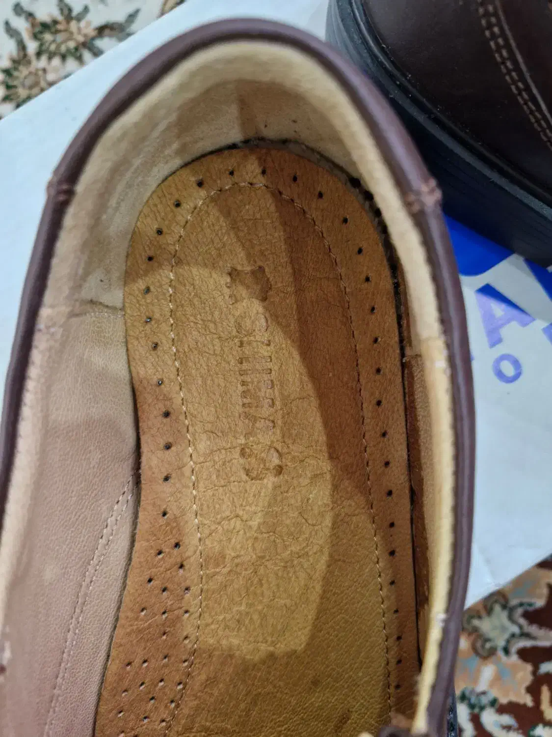 کفش چرم شیما سایز ۴۳|کیف، کفش، کمربند|پردیس, فاز ۸|دیوار