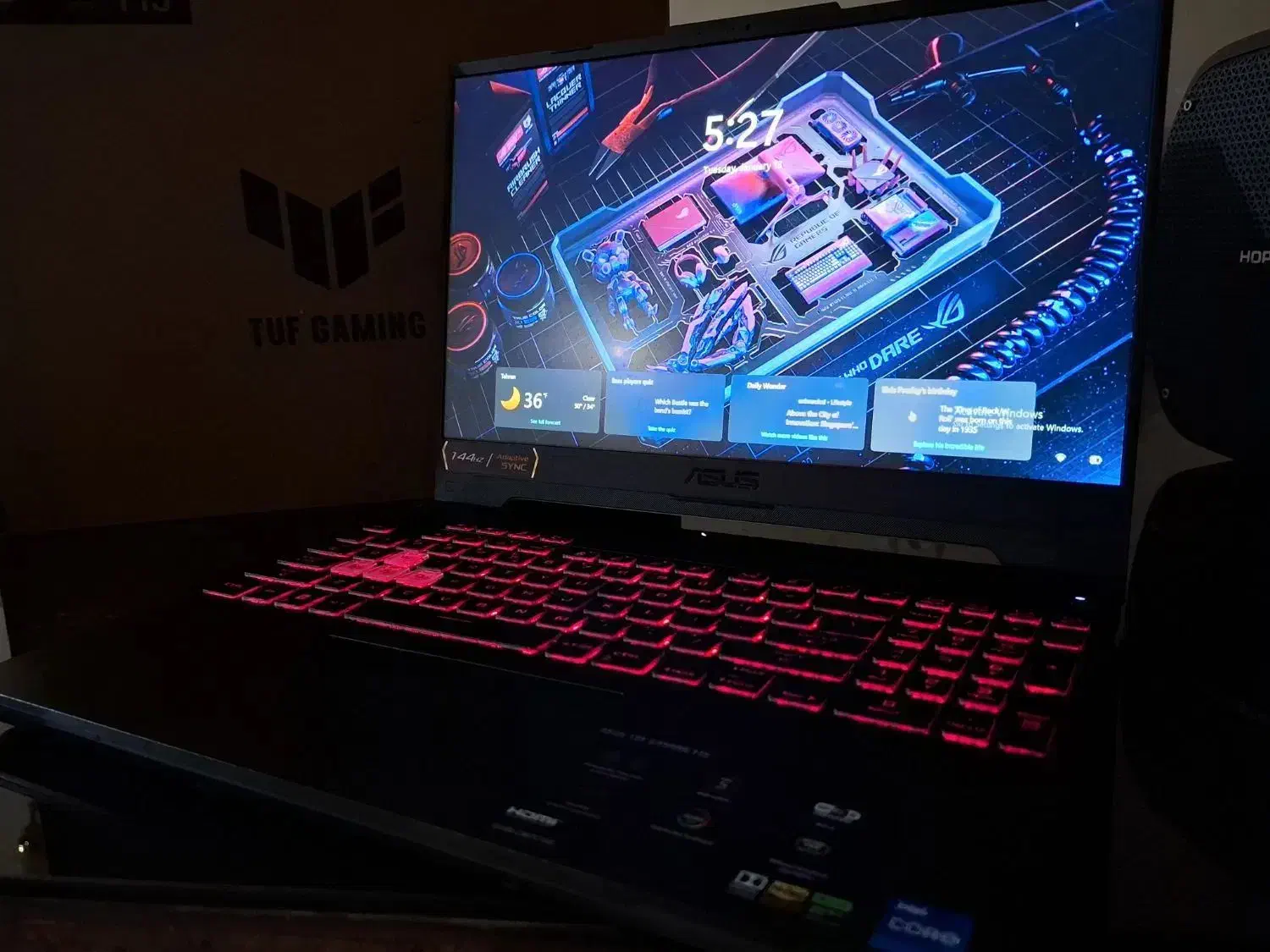 لپ تاپ  Asus TUF Gaming F15 Fx507|رایانه همراه|سیرجان, |دیوار