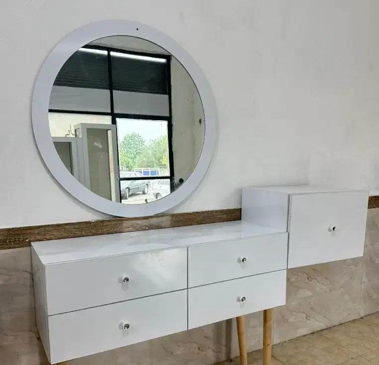 آینه کنسول ام دی اف|بوفه، ویترین، کنسول|تالش, هشتپر|دیوار