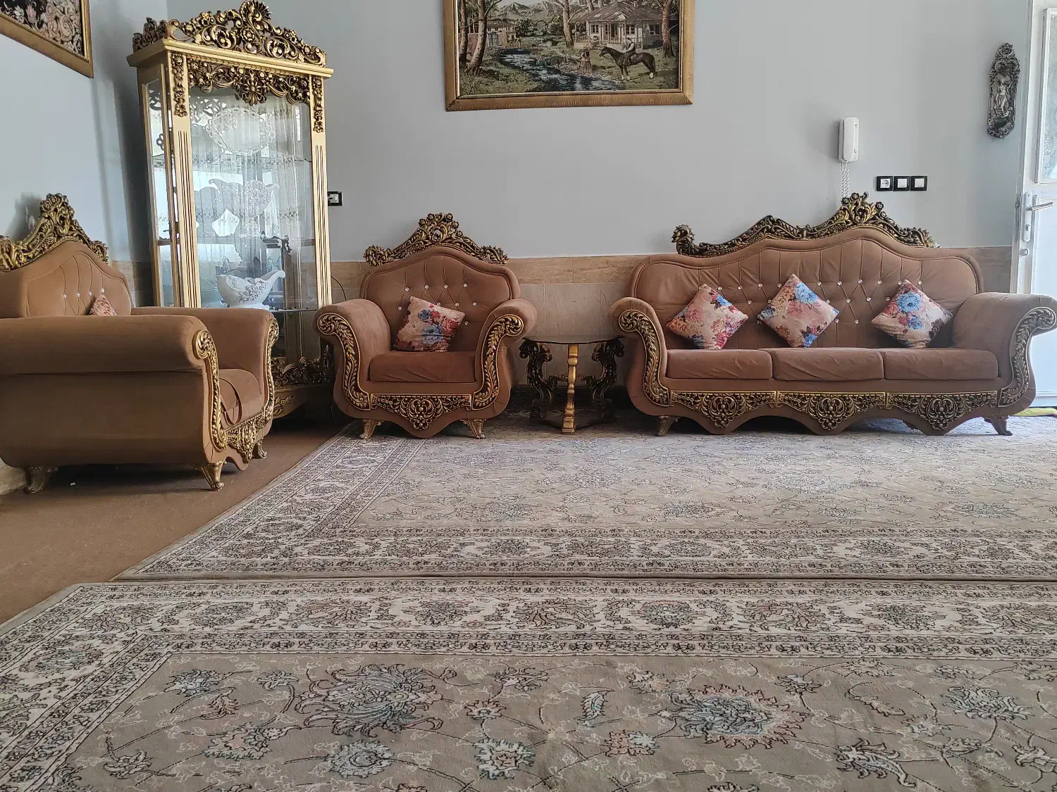 مبل نیم سلطنتی|مبلمان خانگی و میز عسلی|بیرجند, |دیوار