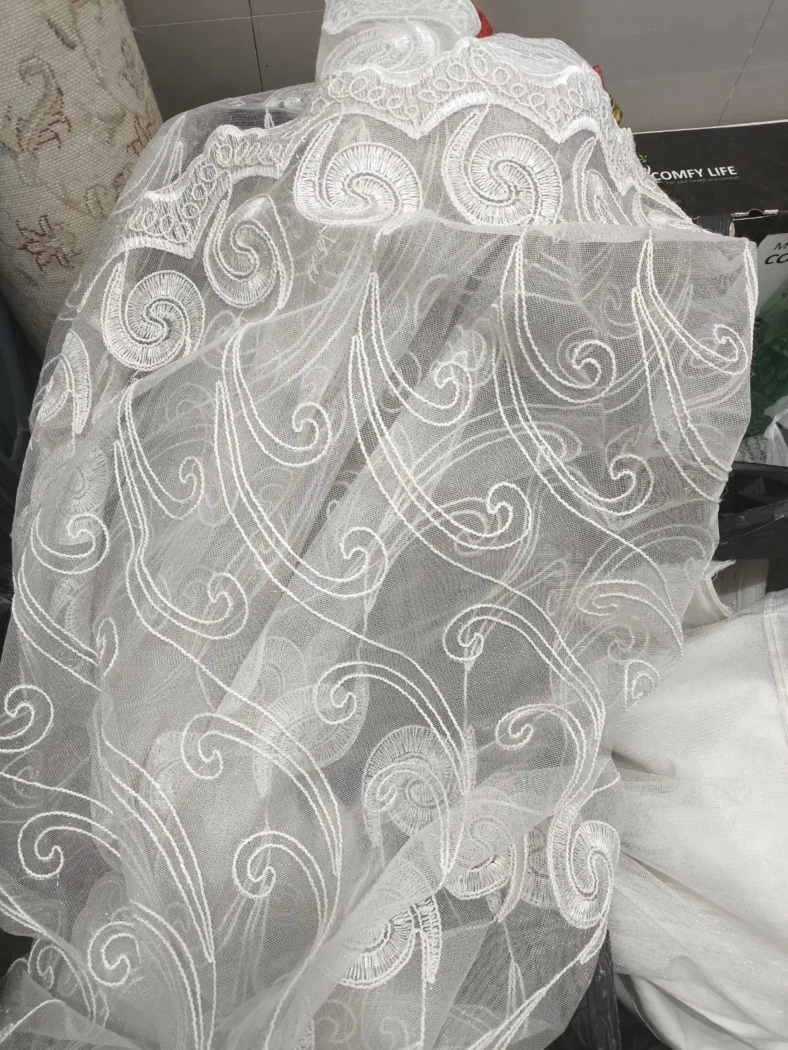 5 متر پرده دو سال نصب بوده|پرده، رانر، رومیزی|برازجان, |دیوار