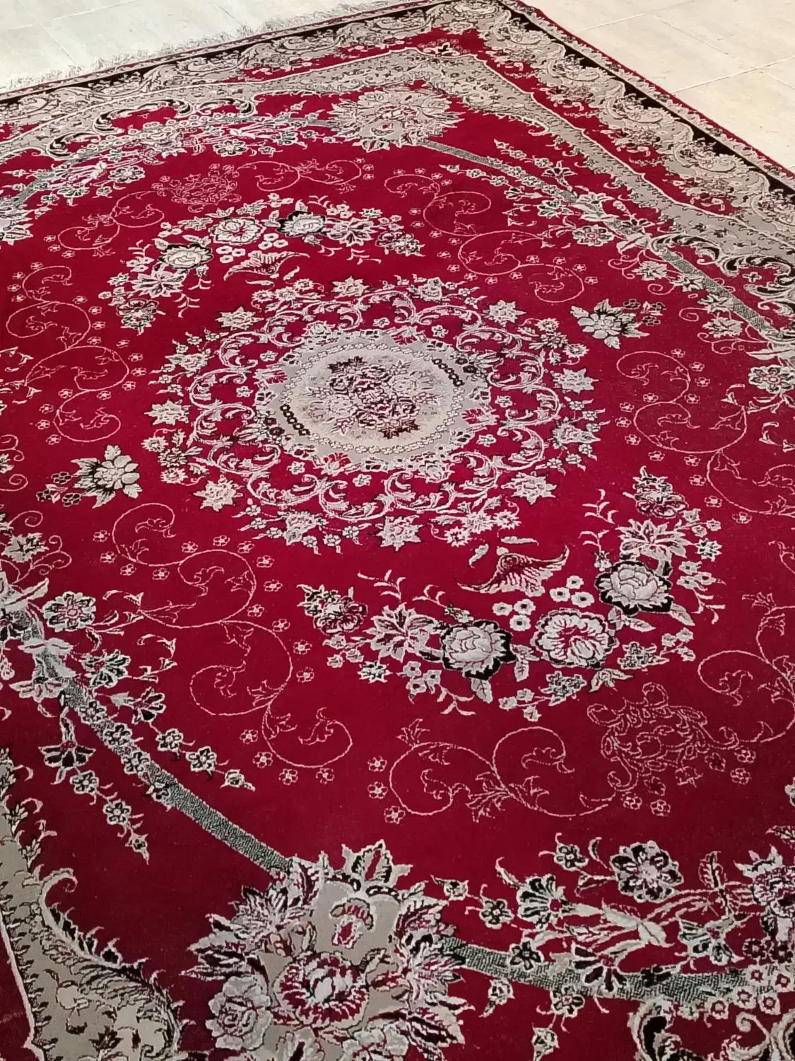 فرش ماشینی 6متری مشابه نو|فرش|تبریز, |دیوار