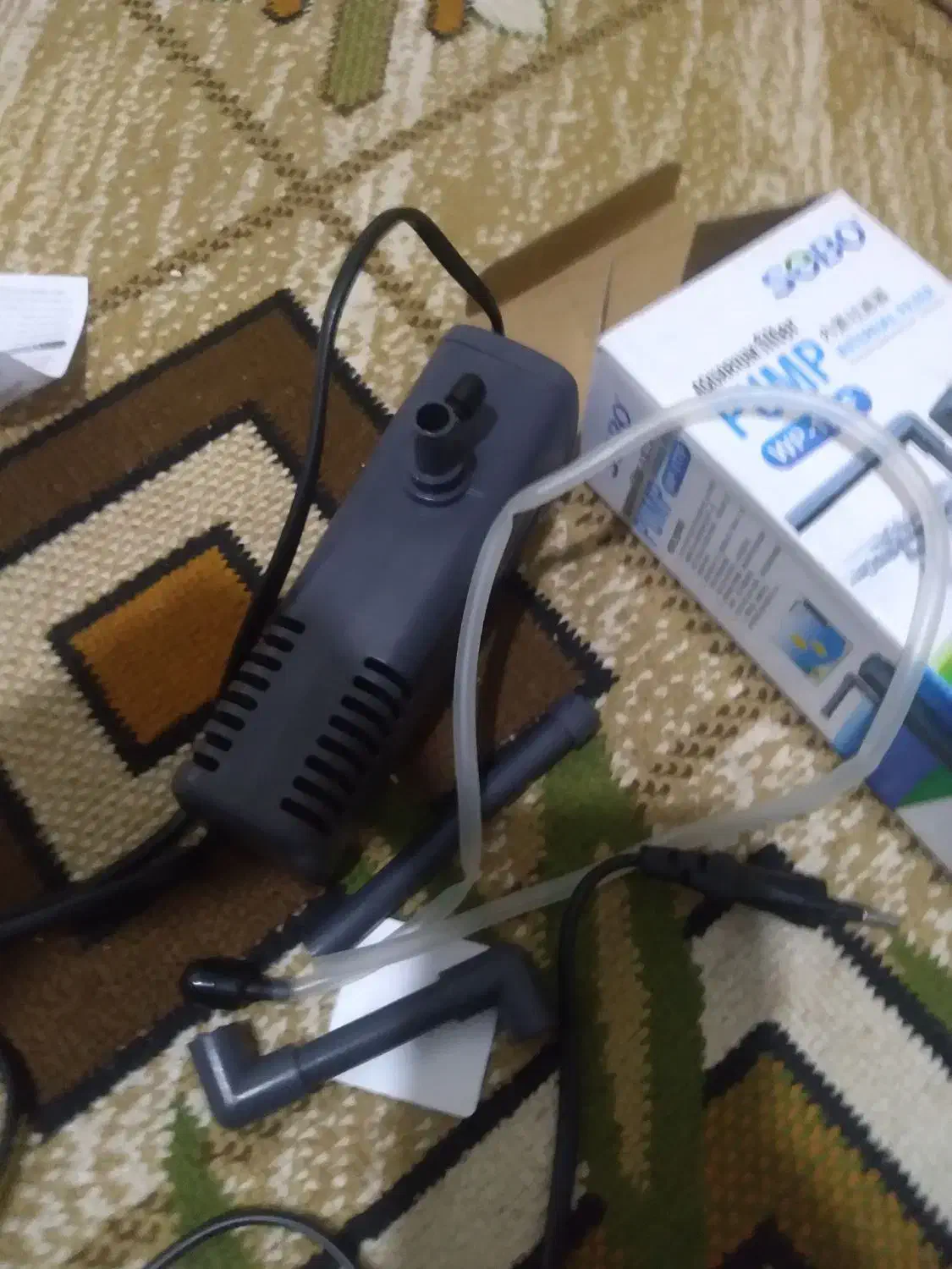 فیلتر ابشاری سوب نو سالم پمپ هوا وصل میشه|ماهی|قلقل رود, |دیوار