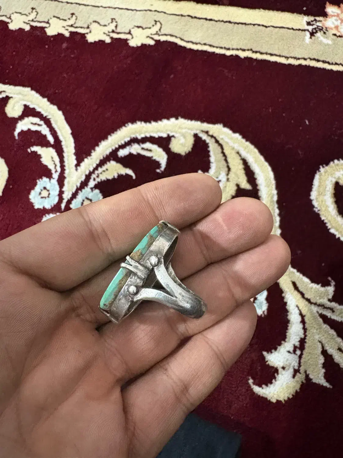 انگشتر فیروزه نیشابور|جواهرات|شهریار, شهریار|دیوار