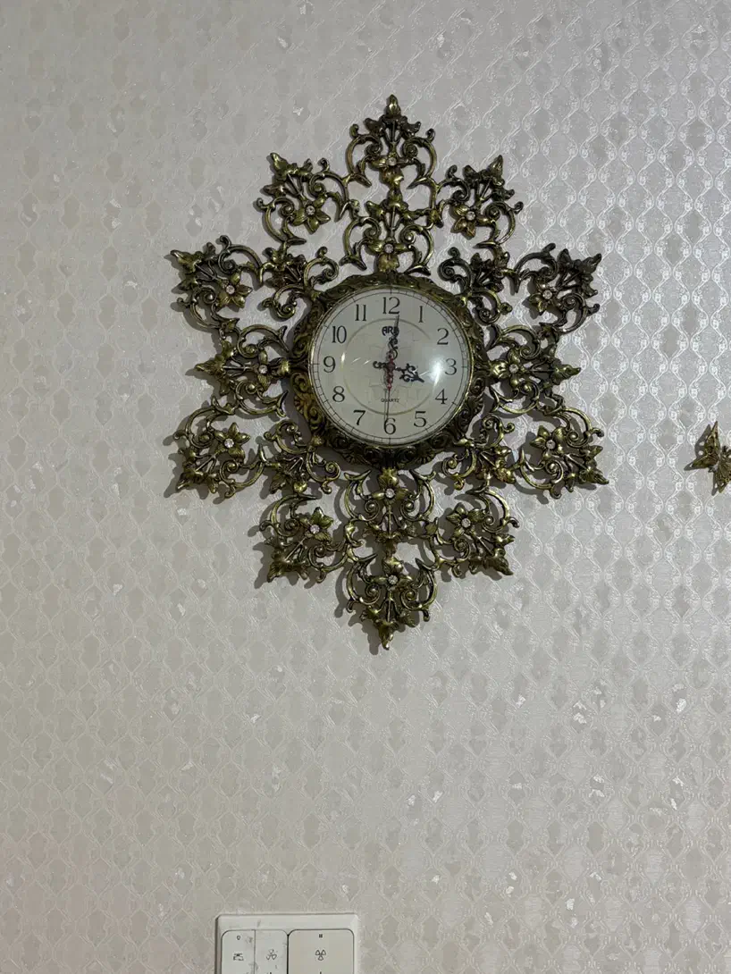 ساعت برنجی|ساعت دیواری و تزئینی|آفتاب, |دیوار