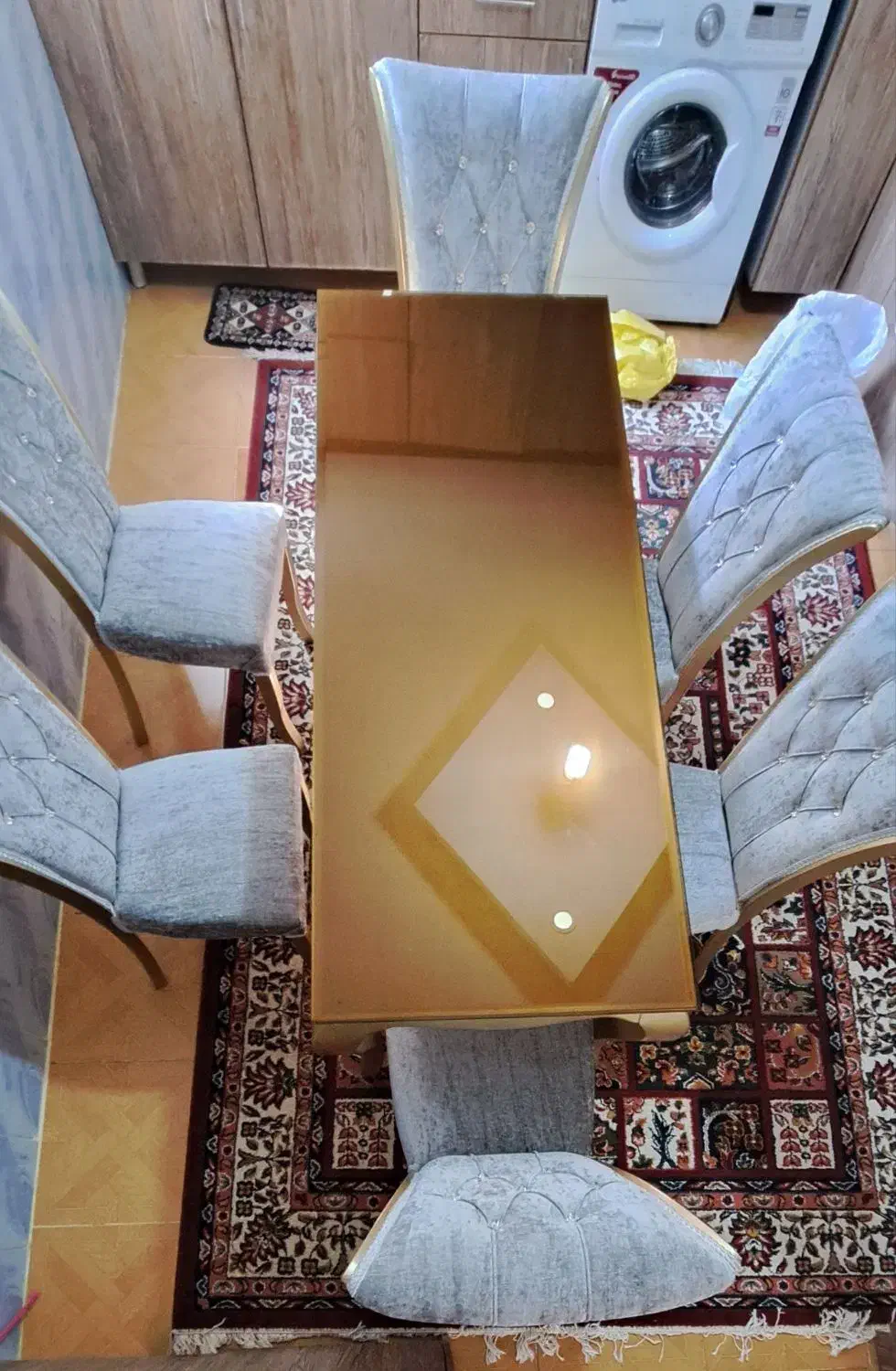 میز غذا خوری نو|میز و صندلی غذاخوری|صفادشت, |دیوار