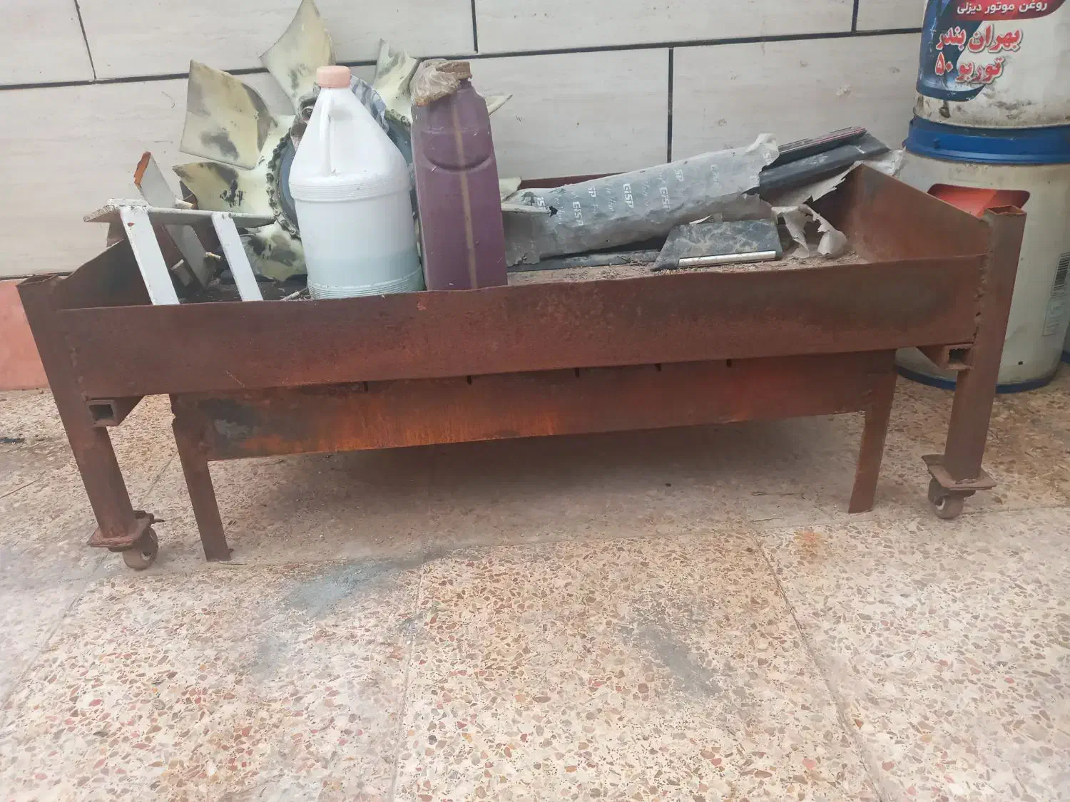 منقل ۱۰۰×۵۰ آهنی|اجاق گاز و لوازم برقی پخت‌وپز|اهواز, سیصد دستگاه|دیوار