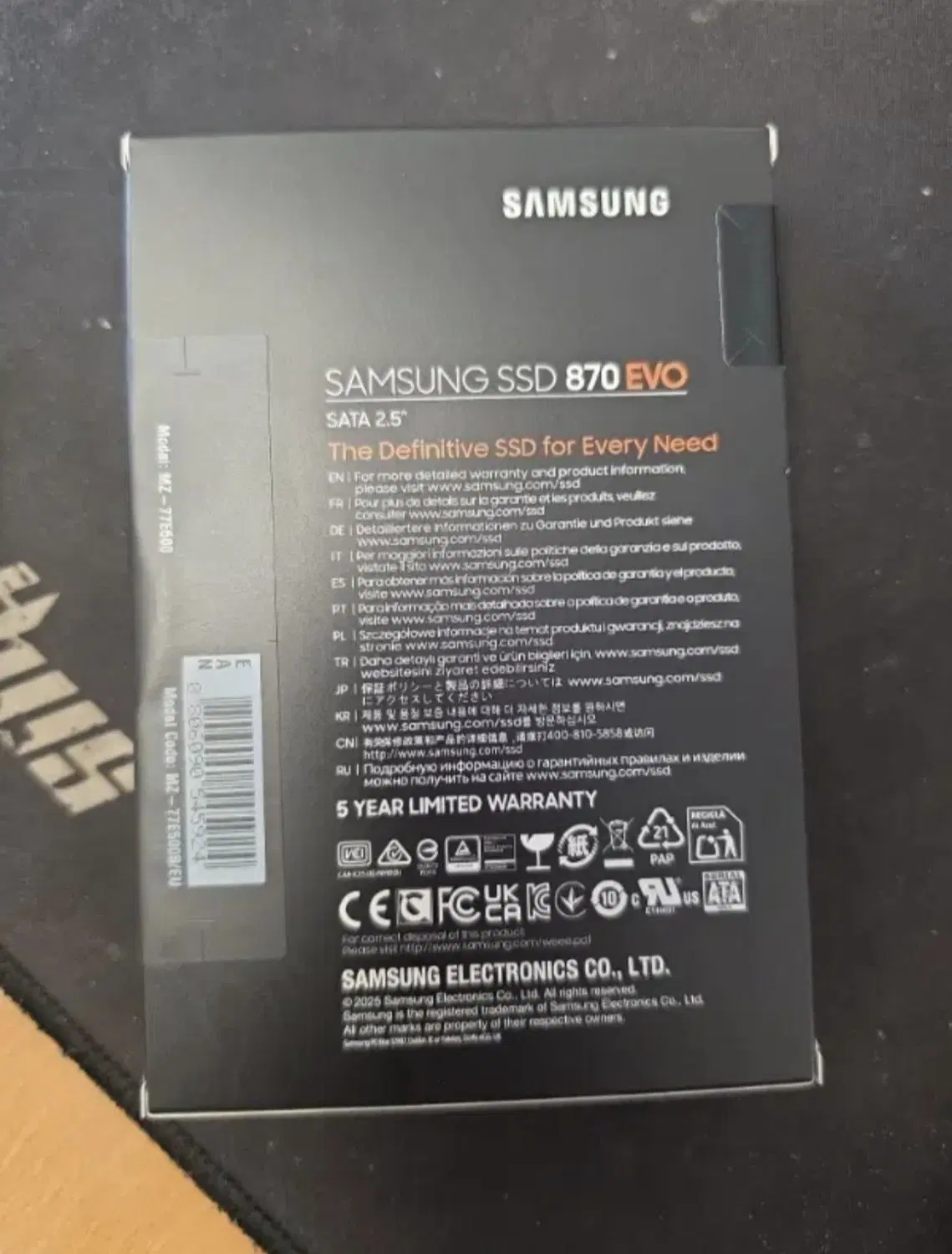 Samsung 500 SSD|قطعات و لوازم جانبی رایانه|اراک, |دیوار