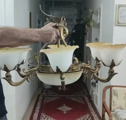 لوستر شکیل|لوستر و چراغ آویز|بروجرد, |دیوار