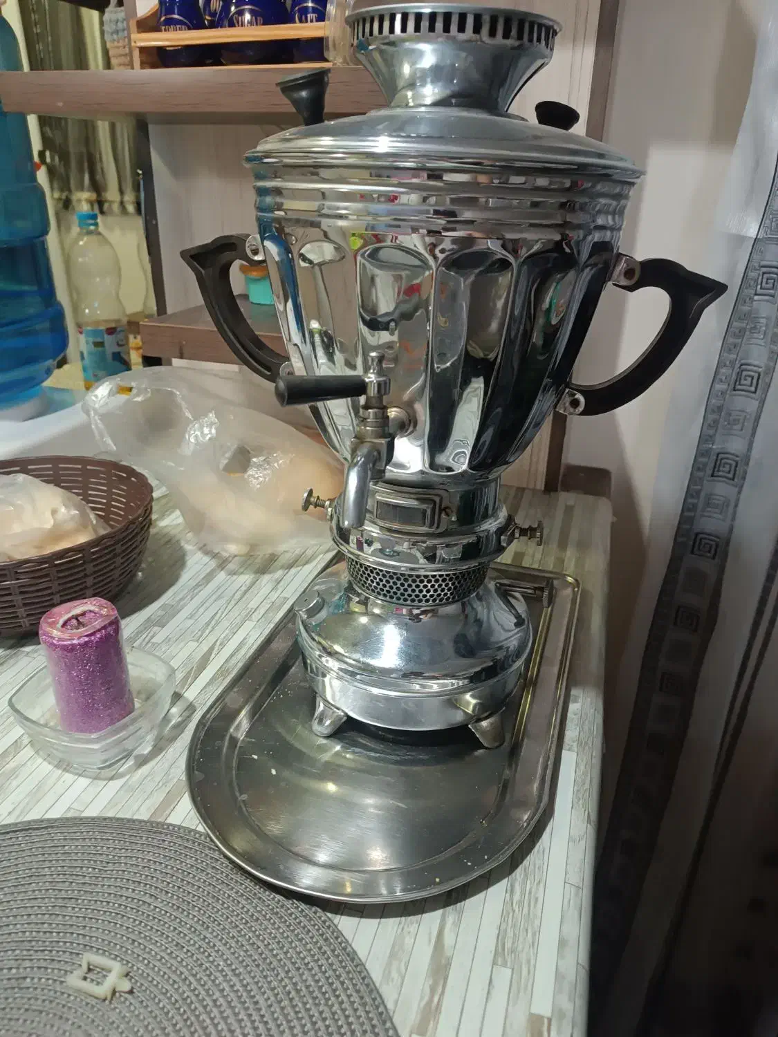 سماور نفتی قدیمی|سماور، چایساز، قهوهساز|فردیس, فردیس|دیوار