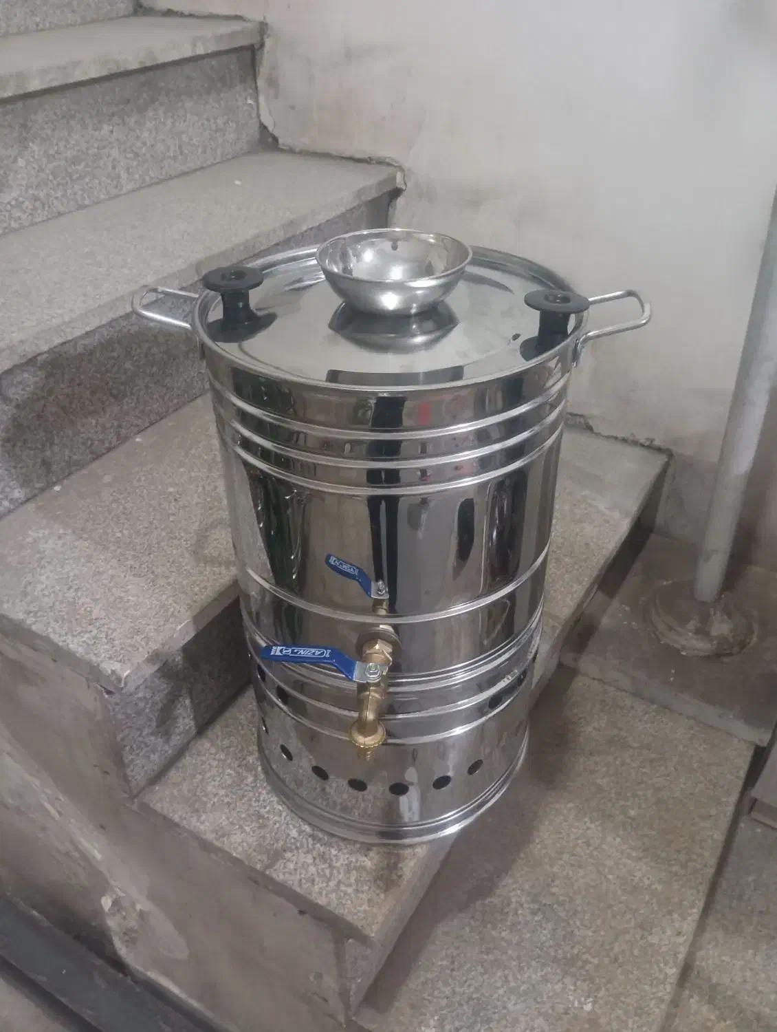 سماوربزرگ هیئتی استیل برقی گازی|سماور، چای‌ساز، قهوه‌ساز|مشهد, کوی دروی|دیوار