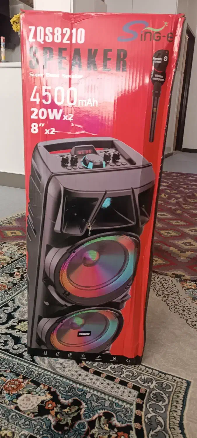 اسپیکر شارژی یک متری|سیستم صوتی خانگی|قم, نخودی|دیوار