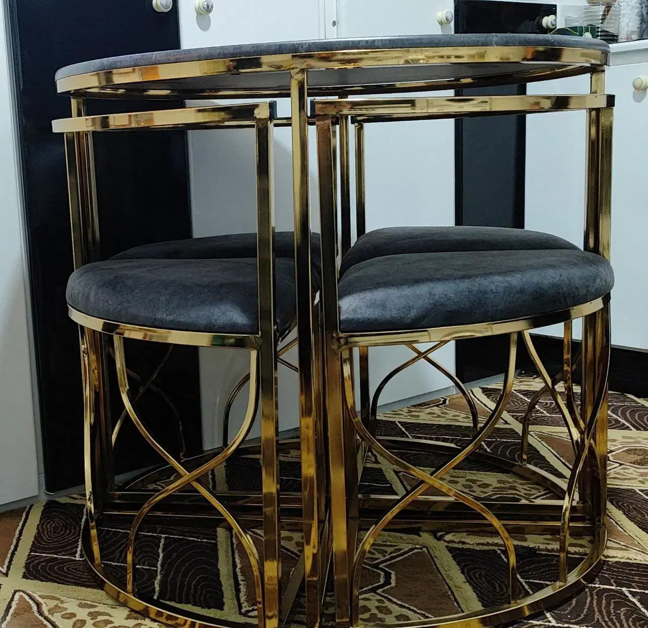 میز نهارخوری 4نفره درحدنو|میز و صندلی غذاخوری|جوانرود, |دیوار