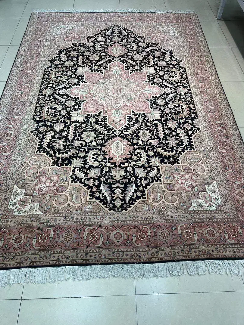 فرش 6متری هریس 50 رج دستباف تبریز درحد نو ابریشم|فرش|کرج, چمران|دیوار