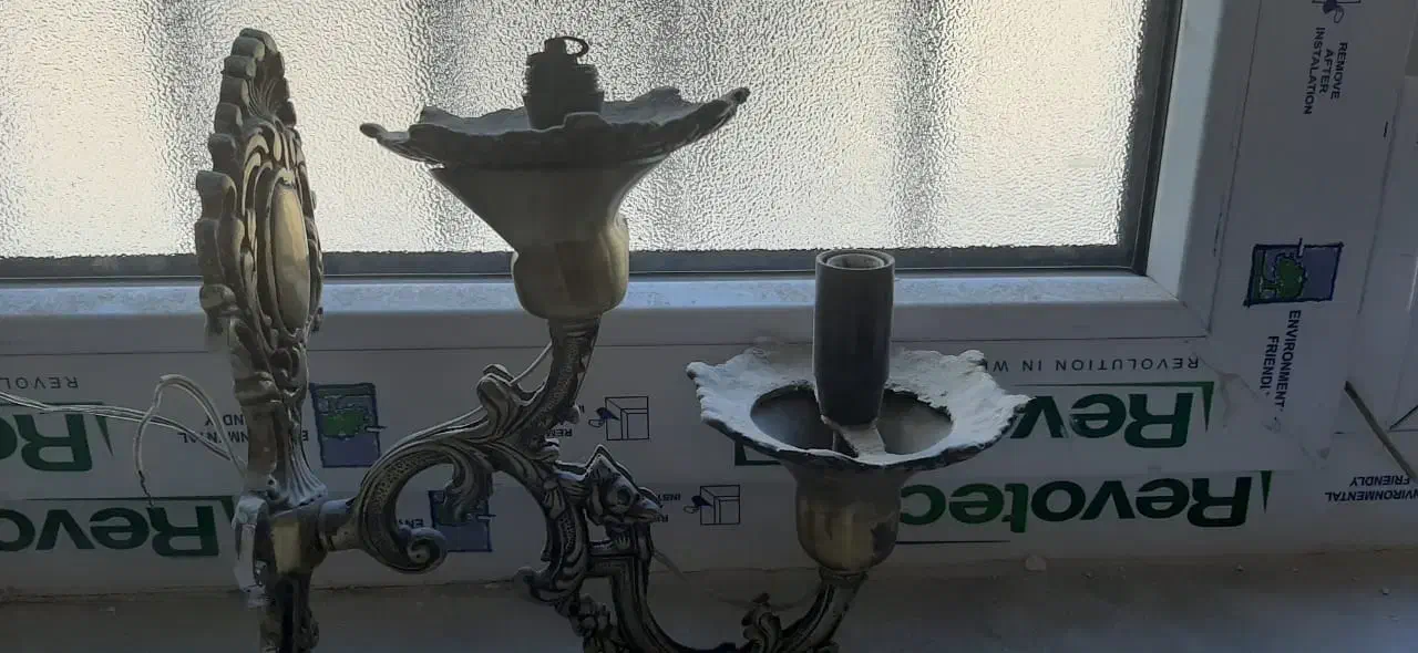 فروش لوستر برنجی|لوستر و چراغ آویز|کرج, برغان|دیوار