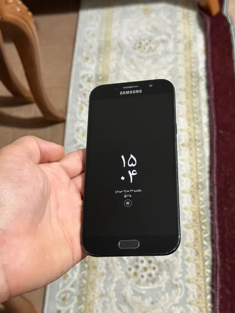 Samsung A7 2017|موبایل|چوبر, |دیوار