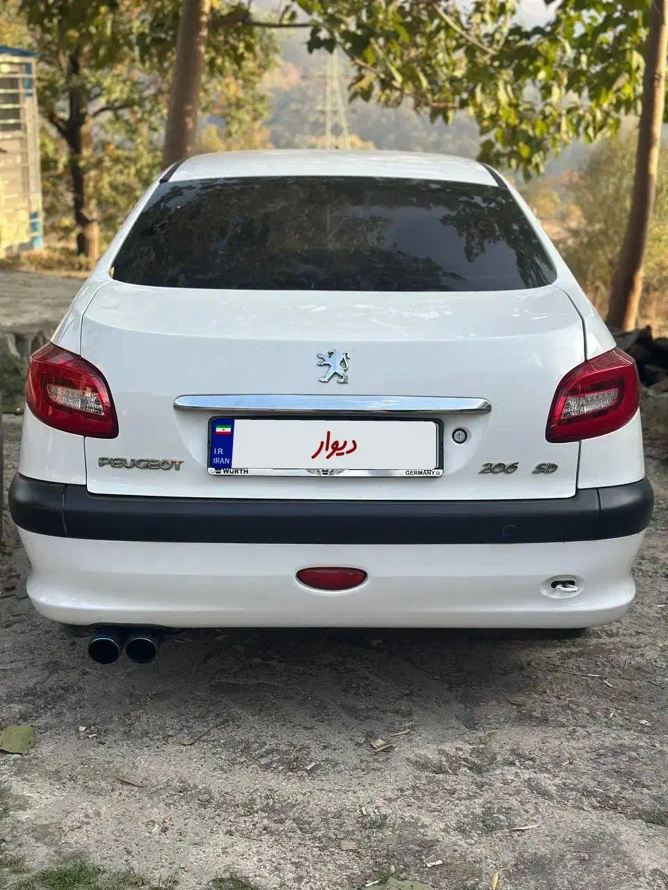 206اس دی مدل96|خودرو سواری و وانت|ساری, |دیوار