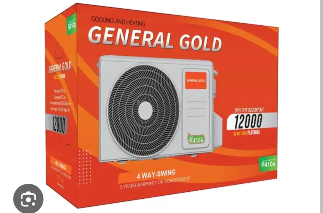 کولر جنرال گلد ۱۲هزار|کولر گازی و فنکوئل|رشت, شهرک شهید مفتح|دیوار