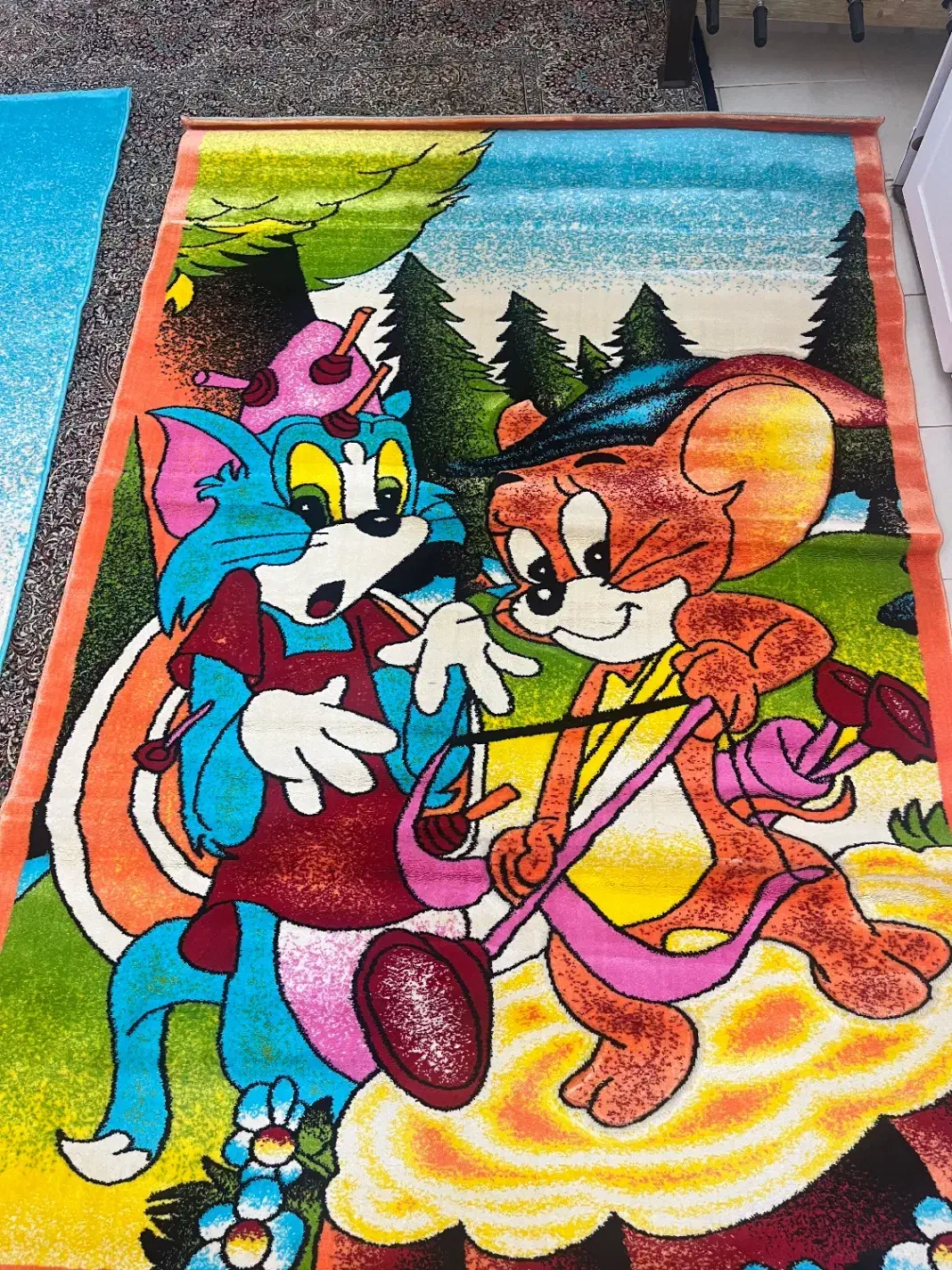 فرش بچه گانه نو|فرش|یزد, |دیوار