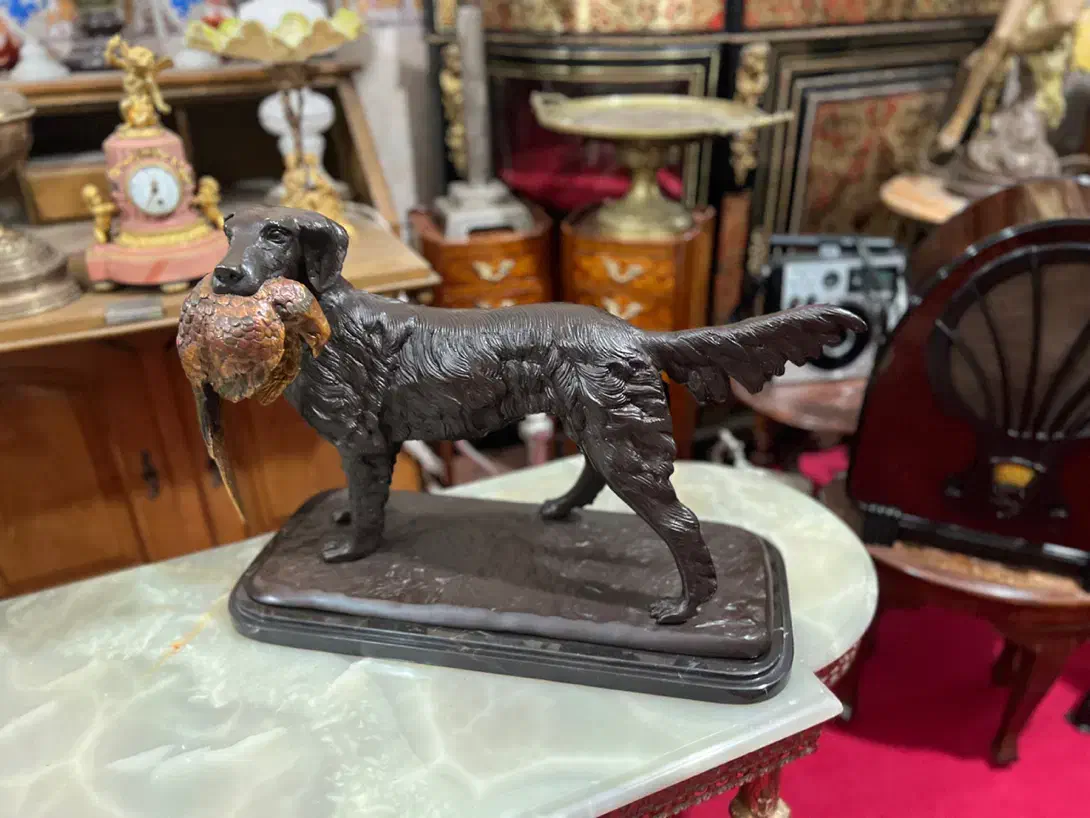 سگ شکارچی برنزبلژیکی انتیک وقدیمی|مجسمه، تندیس، ماکت|تهران, فرودگاه مهرآباد|دیوار