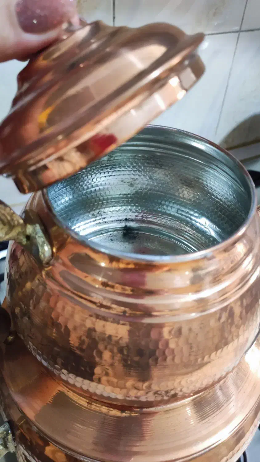 کتری و قوری مسی|قوری، کتری، قهوهساز دستی|پاکدشت, پاکدشت (مامازند)|دیوار