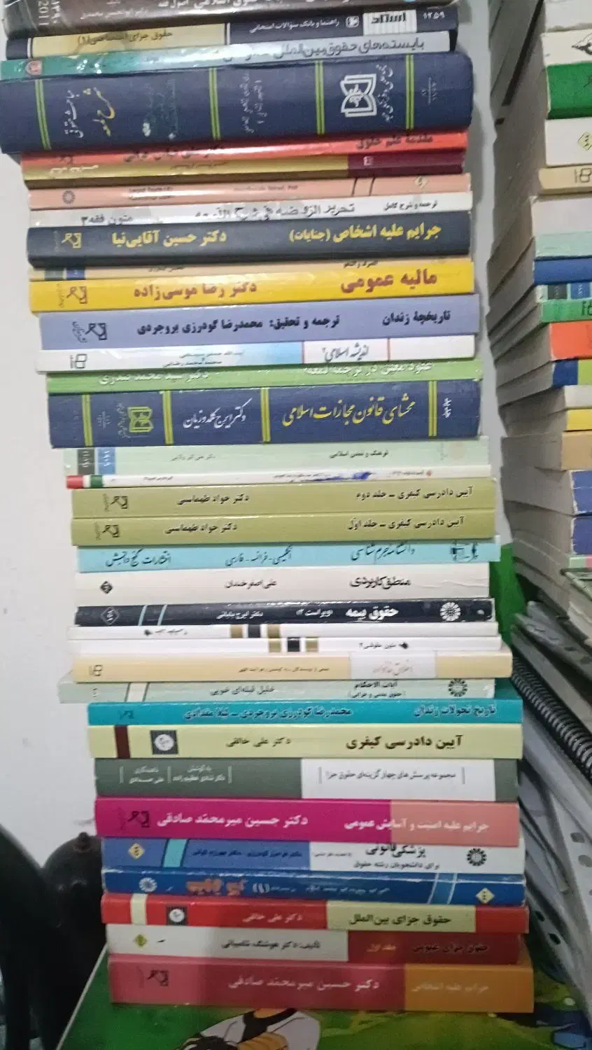 فروش تعدادی کتاب رشته حقوق|کتاب و مجله آموزشی|بندر کنگان, |دیوار