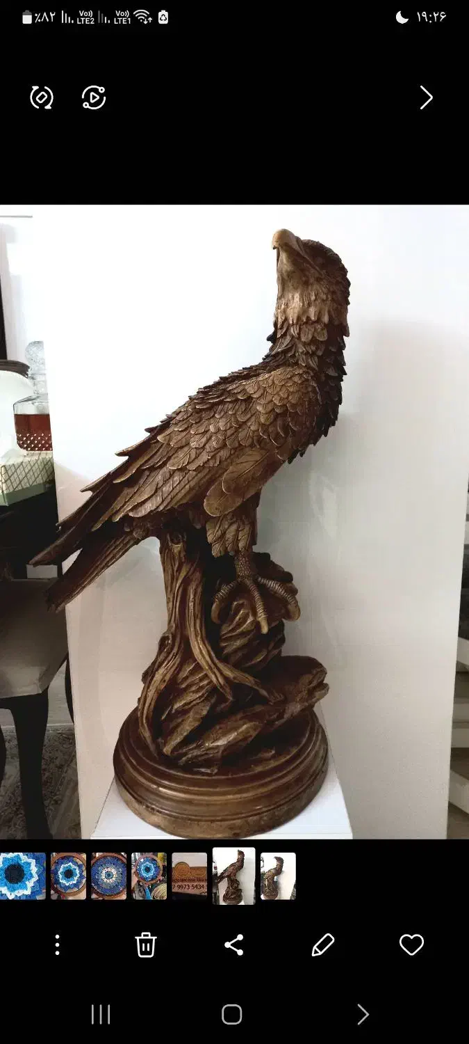 مجسمه عقاب|مجسمه، تندیس، ماکت|کرج, گوهردشت|دیوار