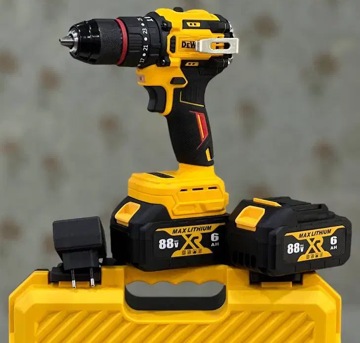 دریل شارژی براشلس صنعتی 88Vپشت فلزی گریبکسی دیوالت|ابزارآلات|اصفهان, شاهد|دیوار