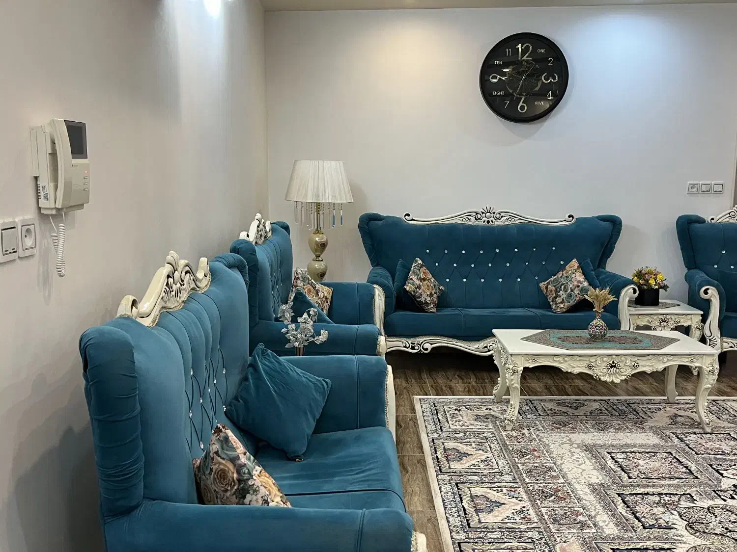 فروش مبل نه نفره|مبلمان خانگی و میز عسلی|لنگرود, |دیوار