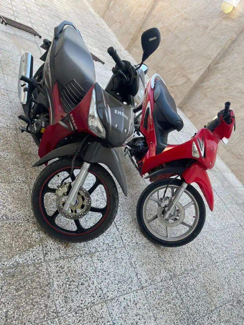 دودستگاه موتور سیکلت احسان درحد صفر|موتورسیکلت|تربتحیدریه, ۴۵ متری|دیوار